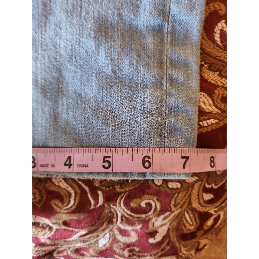 7 For All Mankind Women's Straight Leg Jeans Size 29, Light Wash - Picture 13 of 14